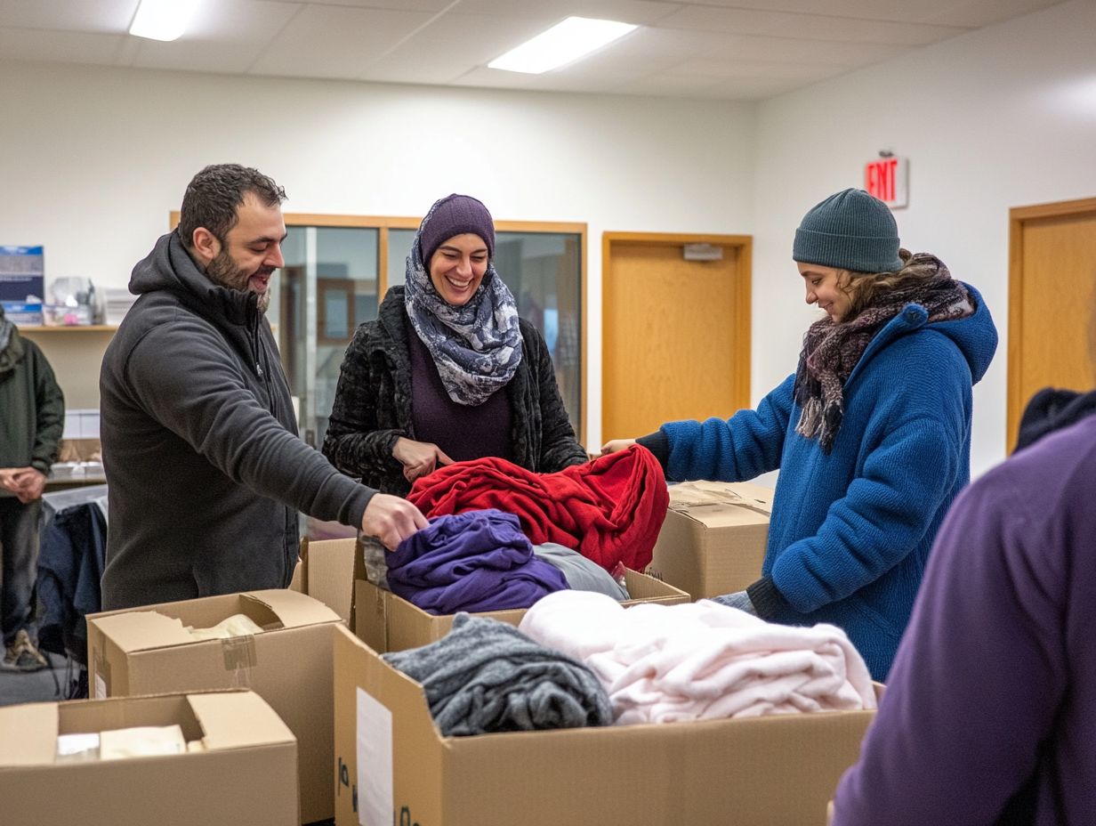 How can I donate clothing for this cause?